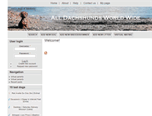 Tablet Screenshot of dachpedigrees.com